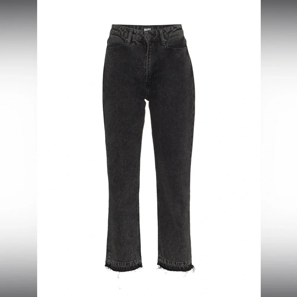 Paige Denim Sarah Straight Ankle Jeans Undone Hem Priscilla Deconstructed NWT - Picture 15 of 16